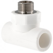 Тройник полипропиленовый с переходом на нр 25х1/2" Valtec VTp.733.0.02504